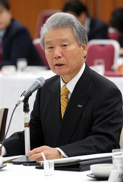 【甘利氏辞任】 経団連会長「功績挙げ、非常に残念」