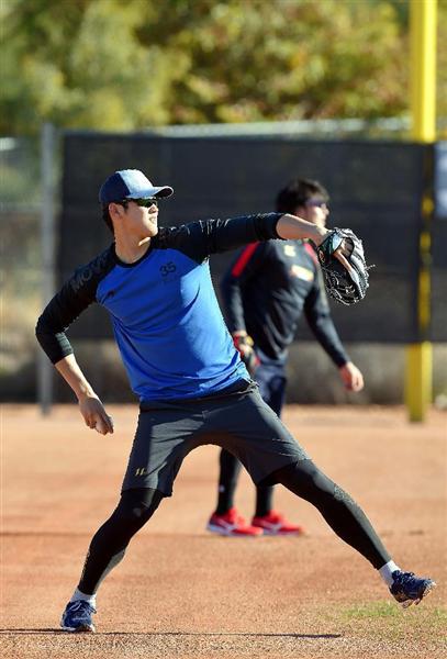 日本ハム・大谷、遠投などで調整 アリゾナの気候「動きやすかった」