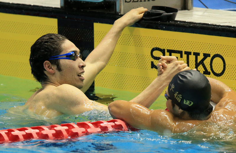 萩野復活!400m個人メドレーで瀬戸と競り合いV