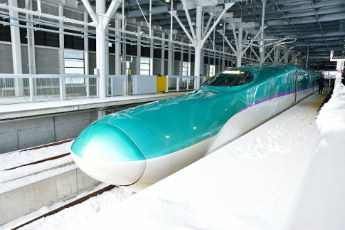 北海道新幹線H5系、試乗会で速さを実感 - 新函館北斗～木古内間わずか13分