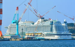 三菱重工長崎造船所で火災、今年3度目 建造中の大型客船