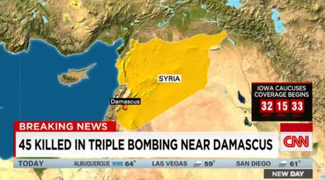 シリアのテロ死者７１人に