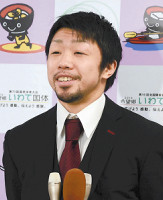 八重樫選手が知事を訪問 2016年02月03日