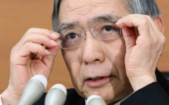 マイナス金利の拡大辞さず 日銀総裁講演