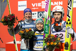 高梨沙羅、自身初の8連勝 スキージャンプW杯