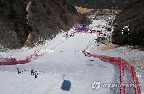 スキーＷ杯開催 １８年平昌五輪初のテスト大会＝韓国