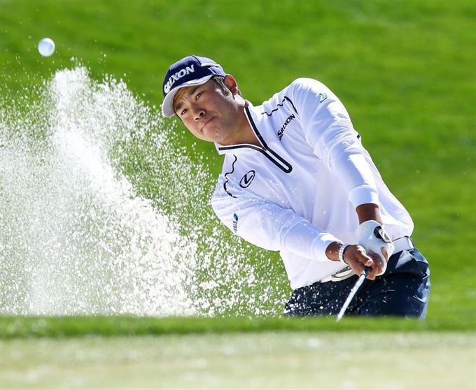 松山、暫定４位に後退 米男子ゴルフ第２日