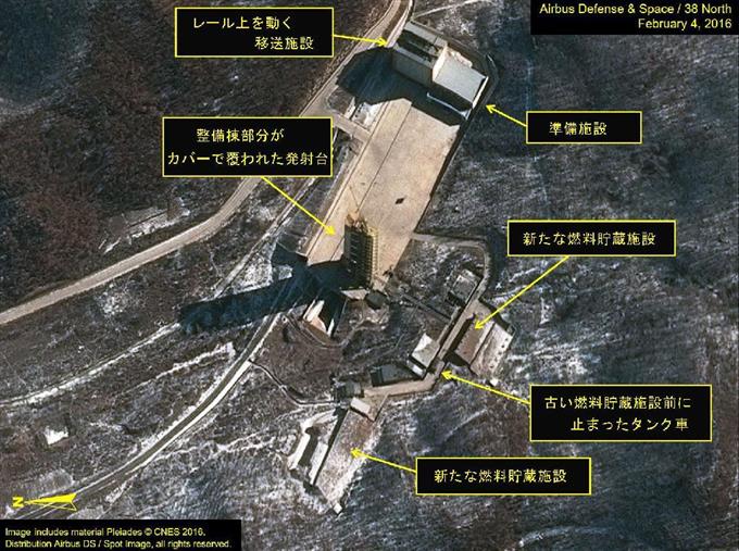 北ミサイル、燃料充填進行か…米研究グループ 2016年02月06日 15時30分