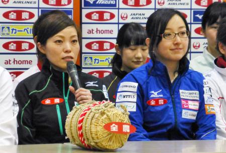 カーリングの小笠原「成長の証しを」 7日に日本選手権