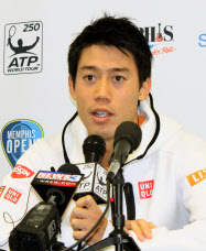 錦織、４連覇へ「自信ある」 メンフィスＯＰテニス