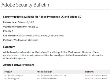 Adobe、Flash PlayerやPhotoshop CCなどセキュリティ修正