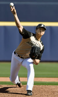 日本ハム・大谷、実戦初登板 練習試合で2回無失点