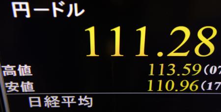 円高進行、欧州市場で一時110円台 日銀効果は帳消し
