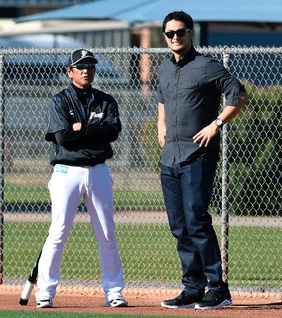 日本ハム大谷がダル邸訪問「いろいろ話しました」