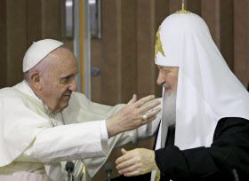 ローマ法王と露正教会総主教、中東安定へ宣言