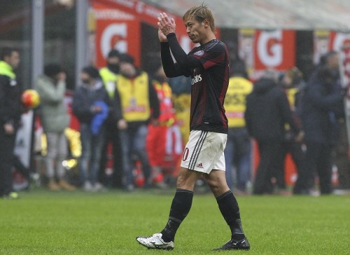 本田を称賛するミランの指揮官と主将「ブーイングを拍手に変えた」