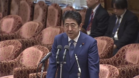 「自民党総裁として申し訳ない」 首相が宮崎議員の辞職表明を陳謝