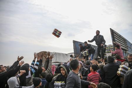 親米クルド支配地域に砲撃