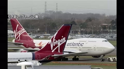 英旅客機にレーザー照射、空港に引き返す 当局が捜査