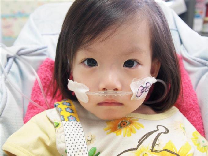 3歳の娘に心臓移植を 両親ら募金呼び掛け