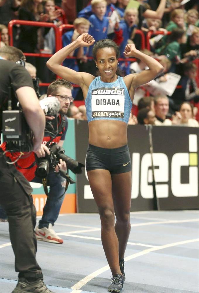 Ｇ・ディババが室内世界新 陸上の国際室内競技会