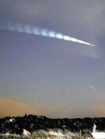 能登の夜空にキラリ X線天文衛星「ひとみ」 2016年02月19日