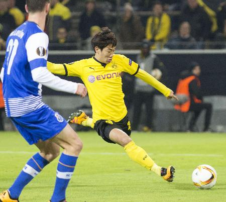 香川、独紙で厳しい評価 決定機外し「向上の余地は大いにある」／ＥＬ