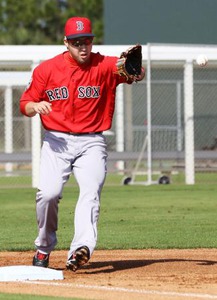 Rソックス田沢は8年目 初日は投内連係など