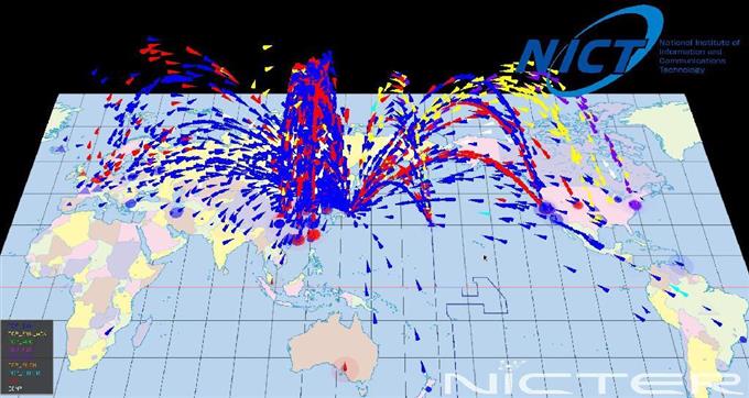 サイバー攻撃５４５億件 防犯カメラからも発信