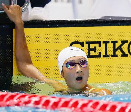 中3池江璃花子、50m自由形で日本新 3種目目
