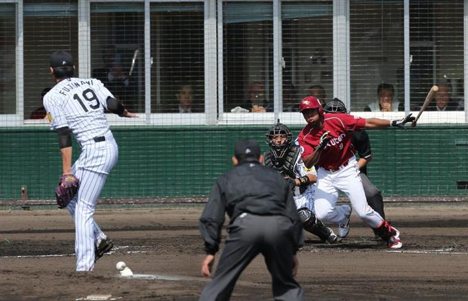 オコエ、藤浪151キロ撃ち 梨田監督宮崎１軍即決