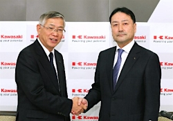 川崎重工社長に金花氏