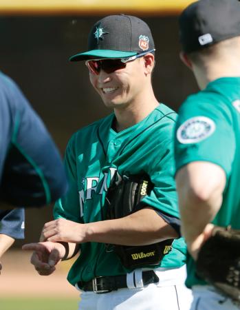 キャンプインの青木「いい気持ちの中で野球」