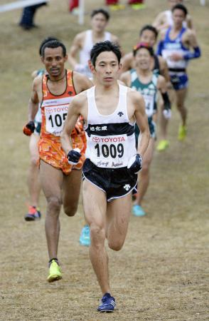 男子は市田孝V、神野2位 日本選手権クロカン