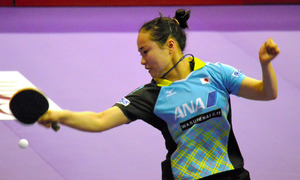卓球世界団体、男女とも初戦白星 15歳伊藤が貫禄