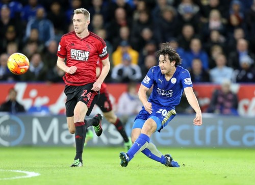 首位レスターは痛恨のドロ―…岡崎攻守に貢献も決定機はクロスバー直撃