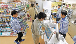 ＜福島原発＞ローソンが構内に開店