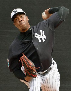 恋人にＤＶ疑惑のヤンキース・チャプマン、３０試合出場停止