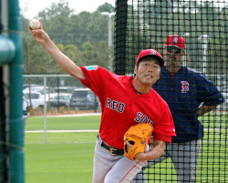 川崎は初出場、２打数無安打 上原、打者に対し４４球