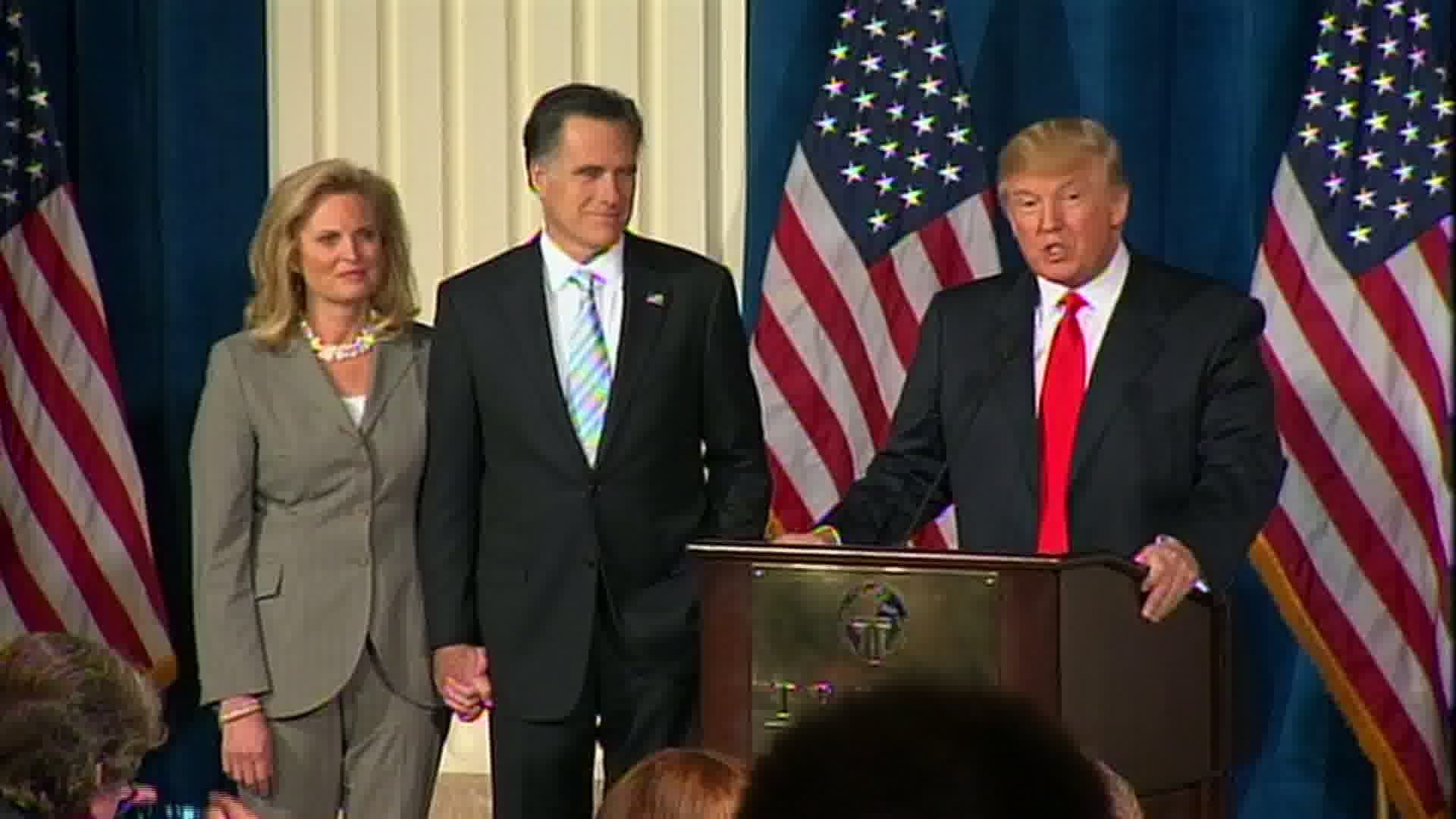 ロムニー氏、「トランプ氏は詐欺師」と猛批判 反撃も