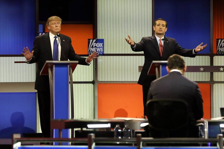 トランプ氏は大統領らしく、ライバルは集中攻撃