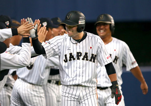 侍Ｊ、台湾に５―０ 中村悠が先制タイムリー 強化試合