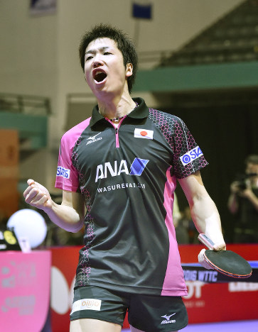 水谷２勝、土壇場逆転…決勝進出 世界選手権団体戦