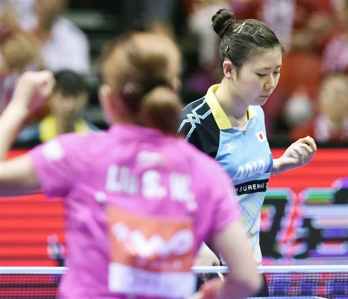 世界卓球、日本女子は優勝逃す…中国に０―３