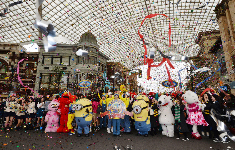 ＵＳＪ、入場者が最多更新＝１５年度、１３００万人超えも視野―大阪