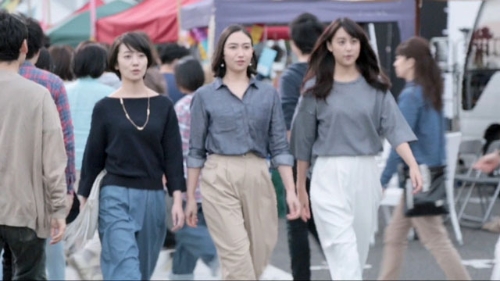 ジーユーの新TVCM ハイウエストボリュームパンツ「マルシェ」篇 2016年3月7日(月)よりオンエア