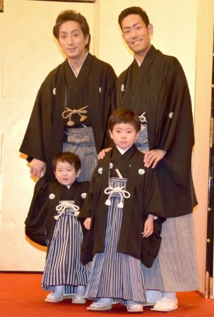中村勘九郎、長男と次男が来年2月「二月大歌舞伎」で初舞台