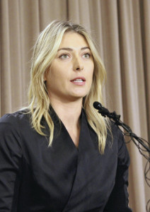 シャラポワ、禁止薬物に陽性…暫定的に出場停止