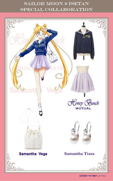 今年もセーラームーン×伊勢丹がコラボ!サマンサベガなどからアイテム多数