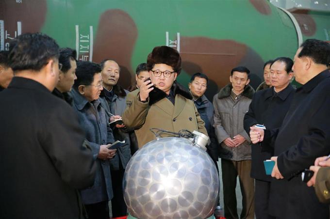 金正恩氏「核をもって先に痛打」